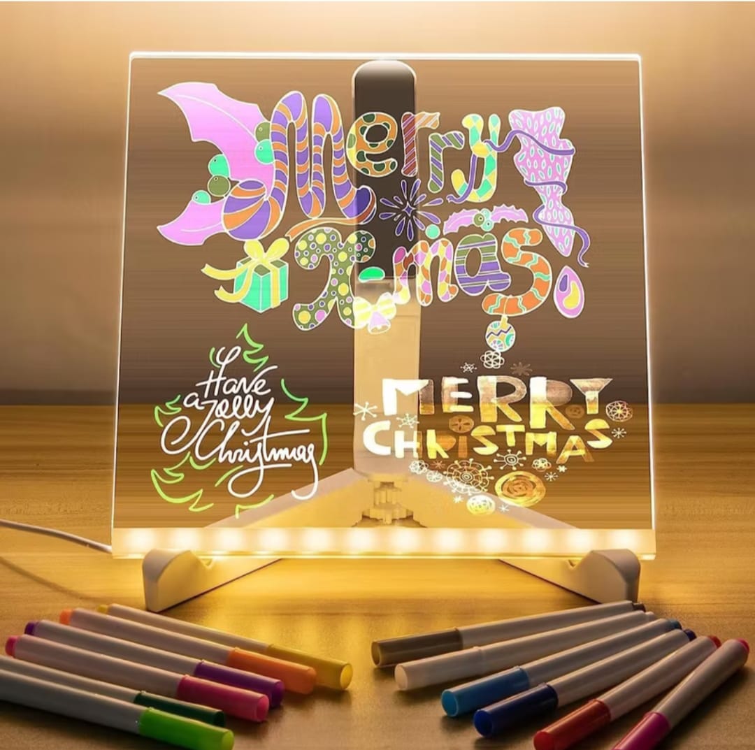 3D  writing decor lamp